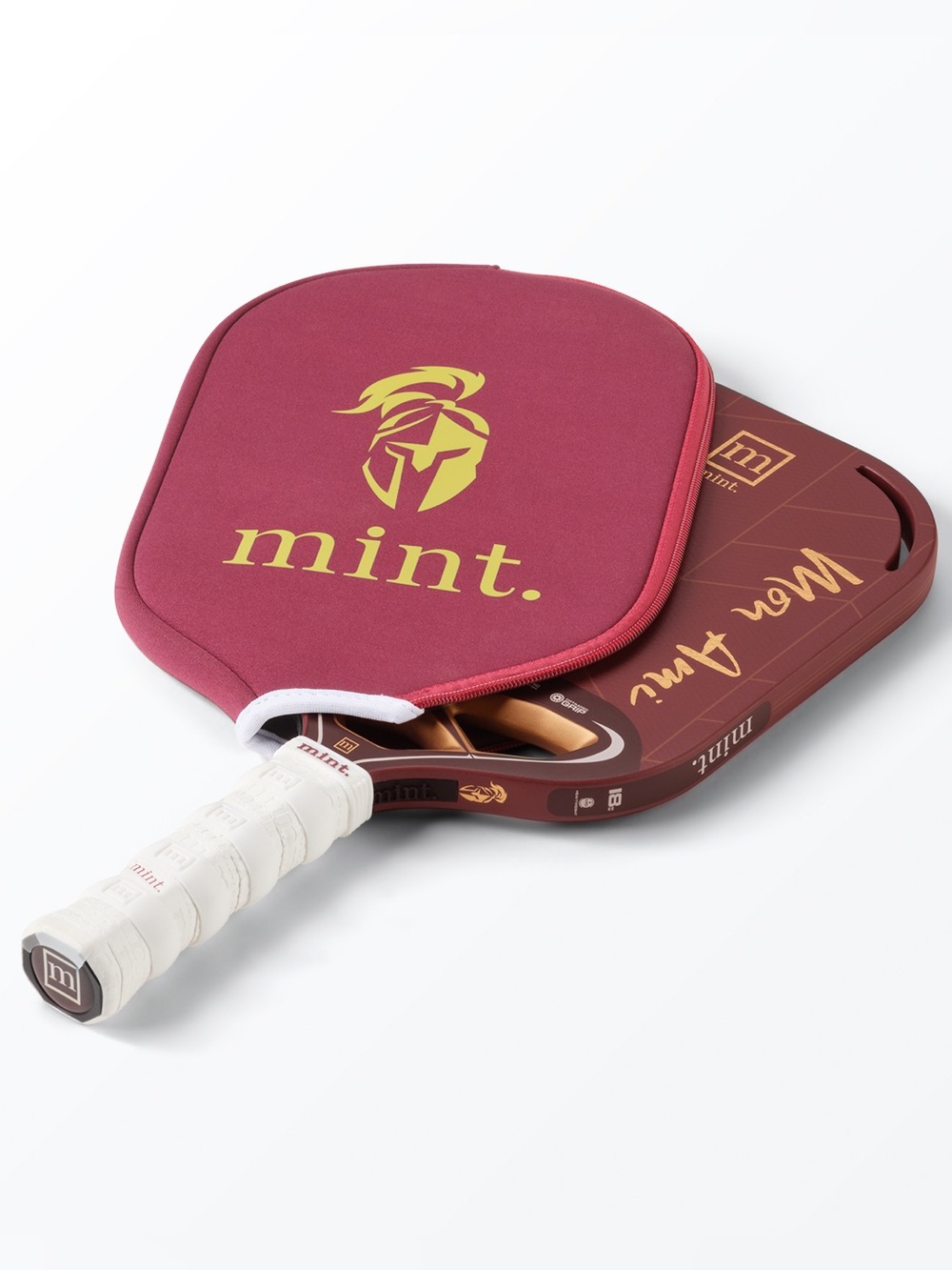 Mint Sport Mon Ami Kevlar / Carbon Fiber | 18mm Core Pickleball Paddle | NEW - Picture 4 of 16